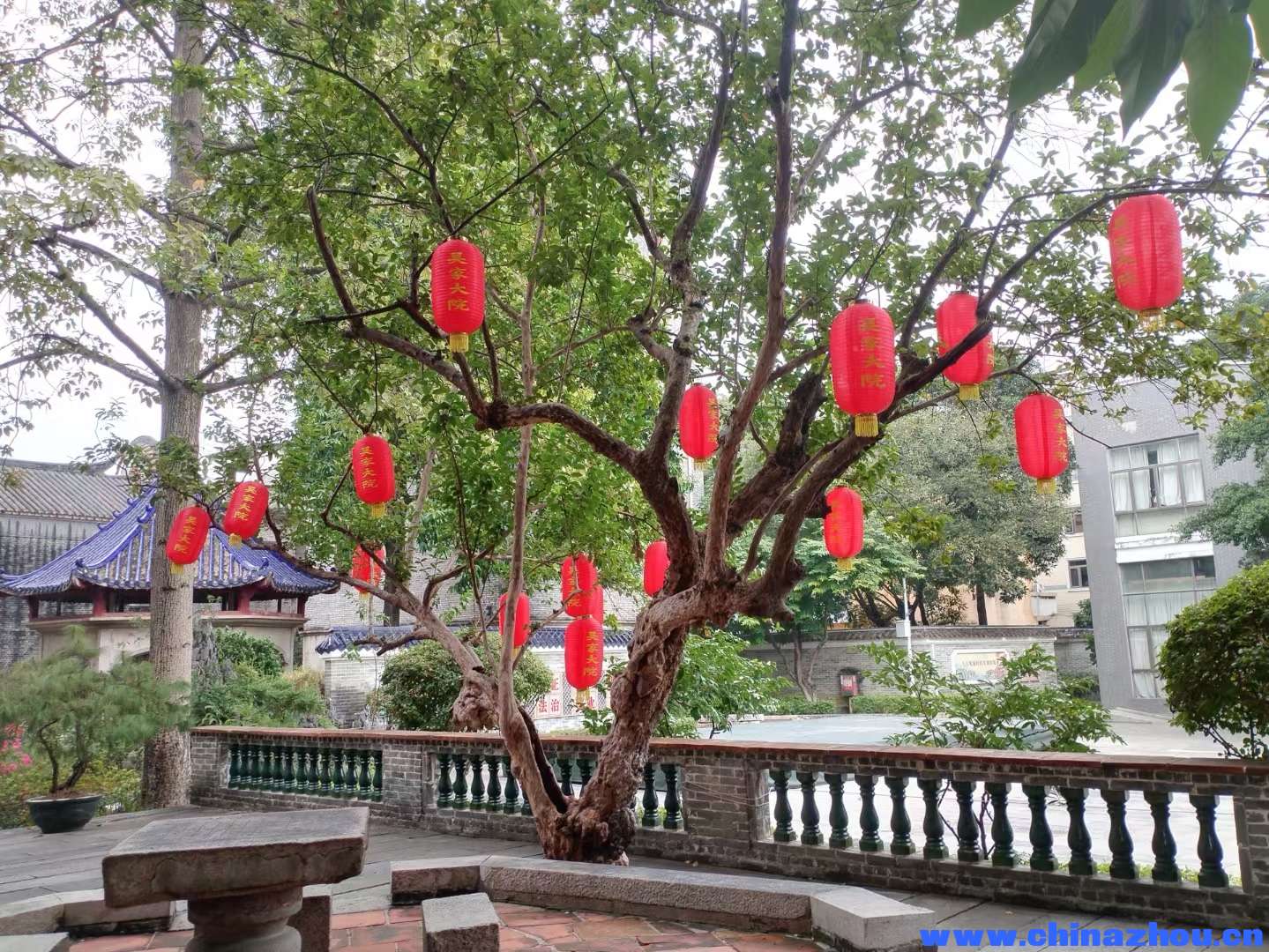 周氏宗亲，游览南海九江吴家大院。